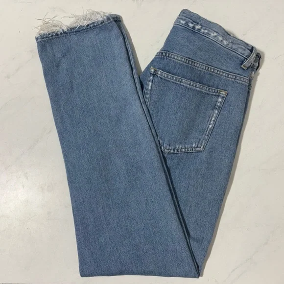 Acne Studios Men’s Van Indigo Fray Denim Jeans Size 30 Designer Streetwear